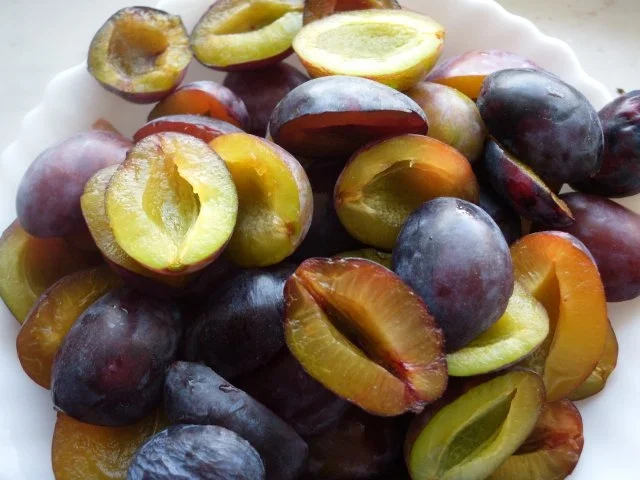 Rezept: Pflaumenspieße mit Weintrauben Bild Nr. 3 Pflaumenspieße mit Weintrauben - Rezept - Bild Nr. 3