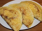Pfannkuchen-Calzone mit Spinat-Feta-Füllung - Rezept