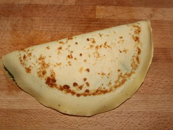 Rezept: Pfannkuchen-Calzone mit Spinat-Feta-Füllung Bild Nr. 3 Pfannkuchen-Calzone mit Spinat-Feta-Füllung - Rezept - Bild Nr. 3