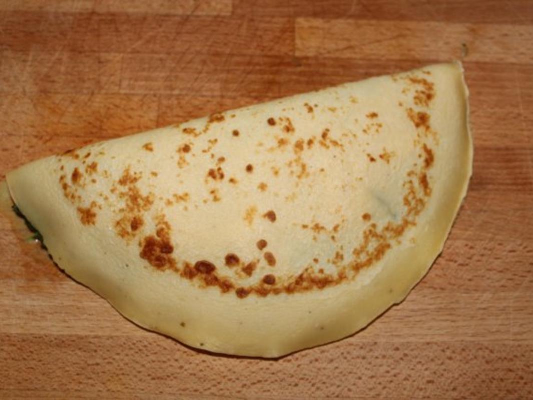 Pfannkuchen Calzone mit Spinat Feta Füllung - schnell &amp; einfach - 140 ...