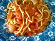 Spagetti mit Tomatensoße - Rezept