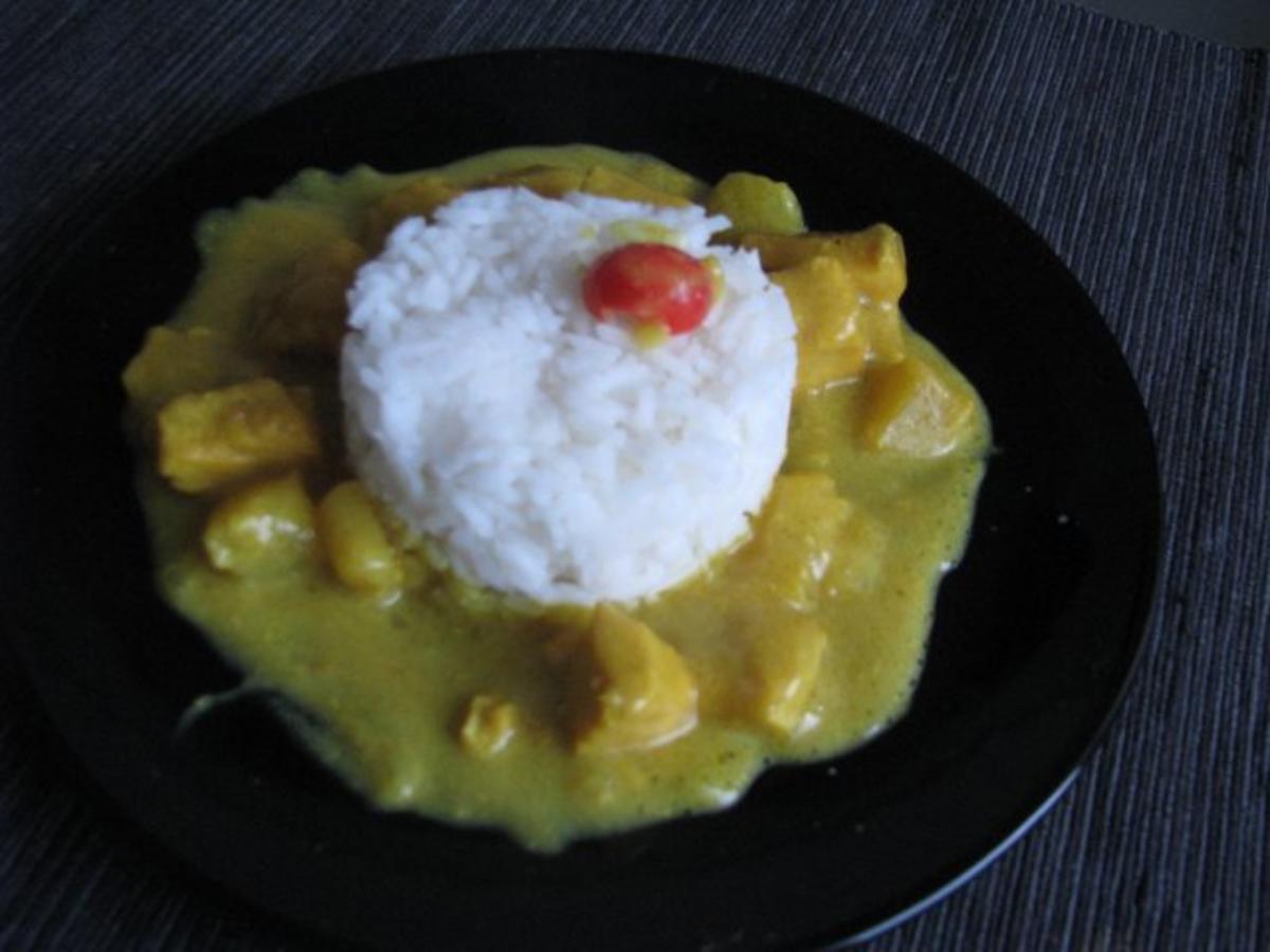 indisches Fisch-Curry mit Reis - Rezept