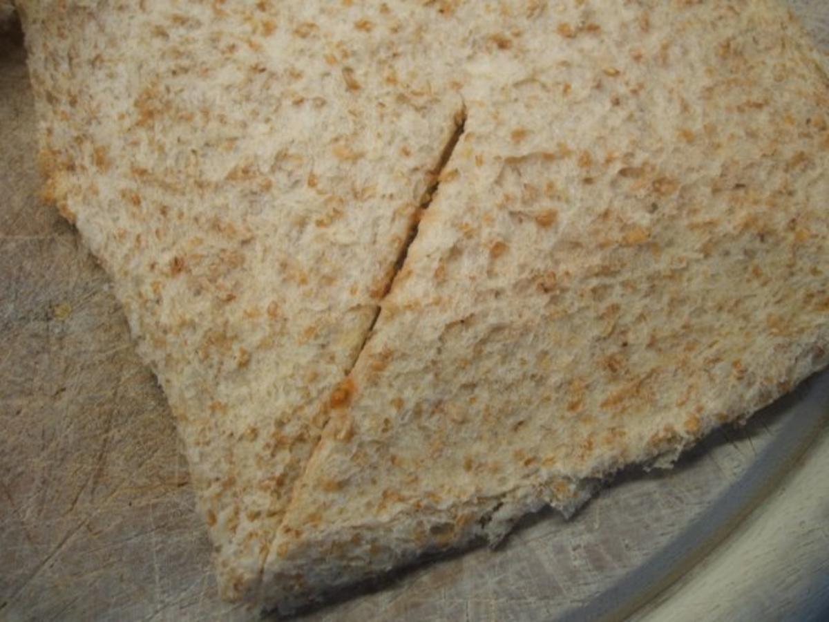 Toast: (Brot-)Körbchen mit frischer Füllung - Rezept - Bild Nr. 5