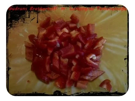 Kartoffeln: Bratkartoffeln mit Spiegelei und Tomaten-Lemongras-Soße - Rezept - Bild Nr. 4