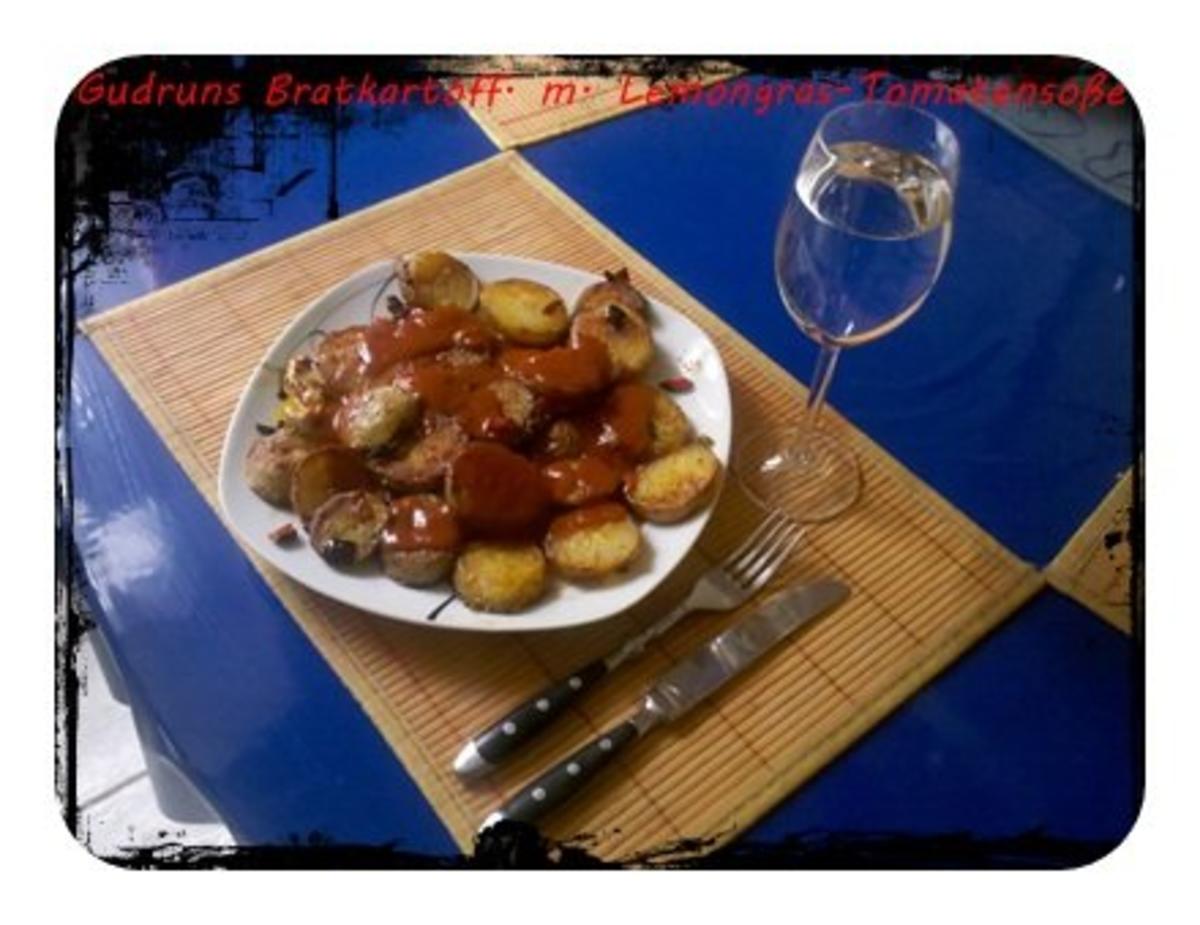 Kartoffeln: Bratkartoffeln mit Spiegelei und Tomaten-Lemongras-Soße - Rezept - Bild Nr. 11