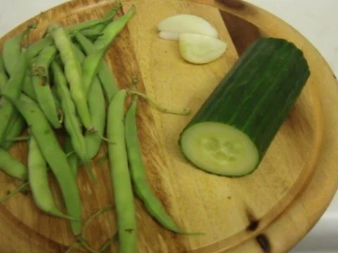 Bohnen - Gurkensalat - Rezept - Bild Nr. 2