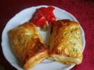 gefüllte Blätterteigtaschen - Rezept