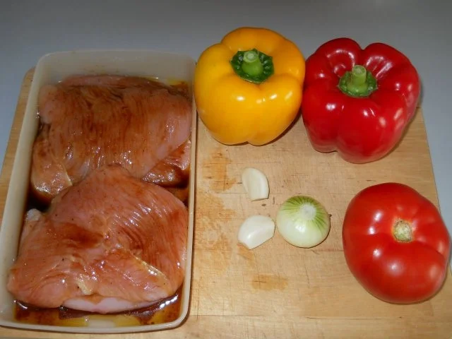 Rezept: Letscho mit gegrilltem Putenschnitzel Bild Nr. 2 Letscho mit gegrilltem Putenschnitzel - Rezept - Bild Nr. 2