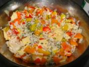 Reissalat mit viel drin saulecker als Beilage zum Grillen und wenn das Wetter nicht - Rezept