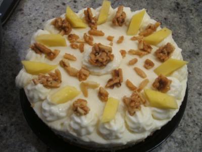 Backen: Mango-Bananen-Torte für die 16er-Form - Rezept