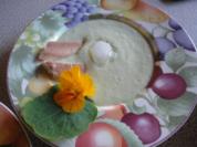 geeistes Avocado Süppchen mit Räucher Saibling - Rezept