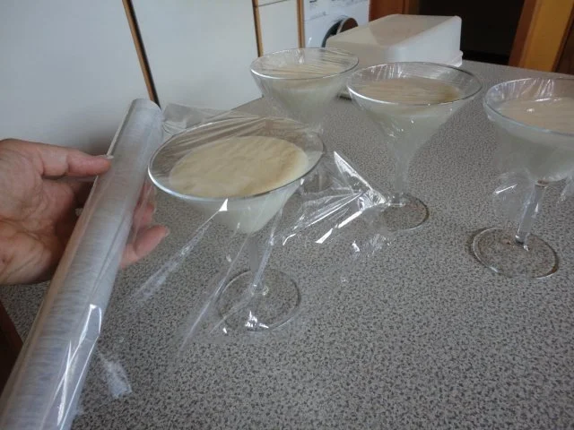 Rezept: Holunderblüten Joghurt Mousse mit Veltliner Trauben Gelee Bild Nr. 7 Holunderblüten Joghurt Mousse mit Veltliner Trauben Gelee - Rezept - Bild Nr. 7