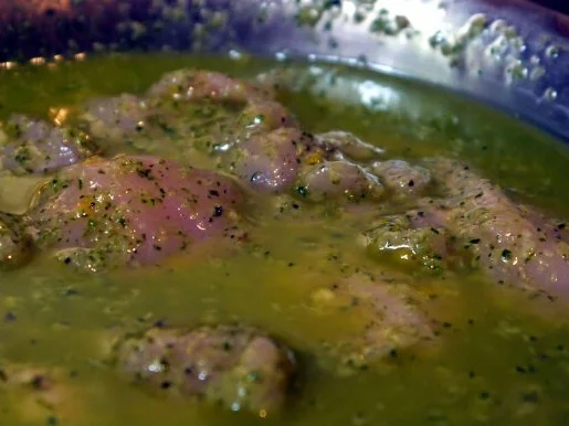 Grün-marinierte Hähnchenbrust - Rezept - Bild Nr. 9