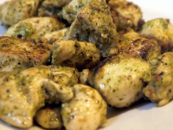 Grün-marinierte Hähnchenbrust - Rezept