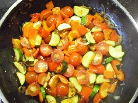 Fischfilet mit gemischtem Gemüse - Rezept - Bild Nr. 6