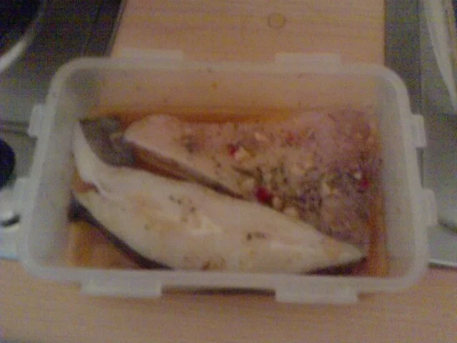 Friedlicher Schwertträger m. Freund u. Gemüse oder Fischteller Lukullus mit Ratatoillecker - Rezept - Bild Nr. 2