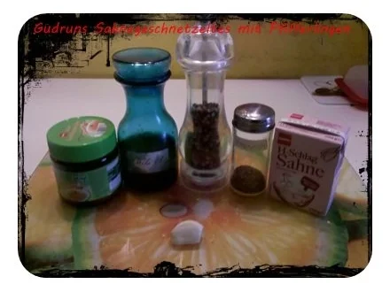 Rezept: Fleisch: Sahnegeschnetzeltes mit frischen Pfifferlingen Bild Nr. 5 Fleisch: Sahnegeschnetzeltes mit frischen Pfifferlingen - Rezept - Bild Nr. 5