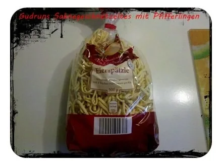 Rezept: Fleisch: Sahnegeschnetzeltes mit frischen Pfifferlingen Bild Nr. 6 Fleisch: Sahnegeschnetzeltes mit frischen Pfifferlingen - Rezept - Bild Nr. 6