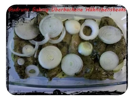 Rezept: Geflügel: Sahnig-überbackene Hähnchenminutensteaks mit Paprikagemüse Bild Nr. 5 Geflügel: Sahnig-überbackene Hähnchenminutensteaks mit Paprikagemüse - Rezept - Bild Nr. 5