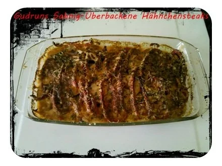 Rezept: Geflügel: Sahnig-überbackene Hähnchenminutensteaks mit Paprikagemüse Bild Nr. 12 Geflügel: Sahnig-überbackene Hähnchenminutensteaks mit Paprikagemüse - Rezept - Bild Nr. 12