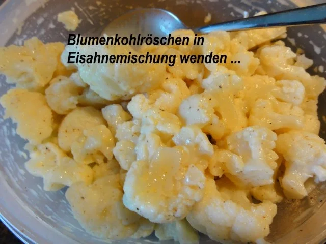 Gemüse:   BLUMENKOHL paniert - Rezept - Bild Nr. 5
