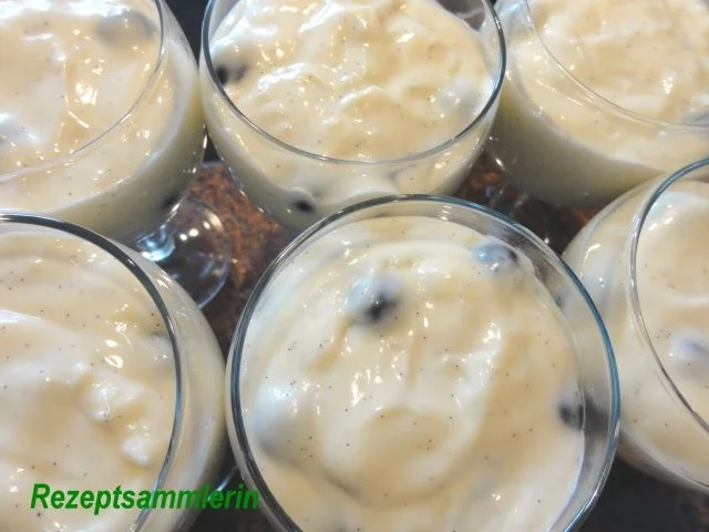 Dessert:   VANILLE - MASCARPONE - CREME - Rezept