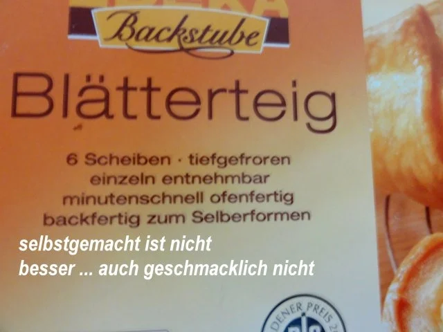 Blätterteig:   Zwetschgen - Törtchen - Rezept - Bild Nr. 3