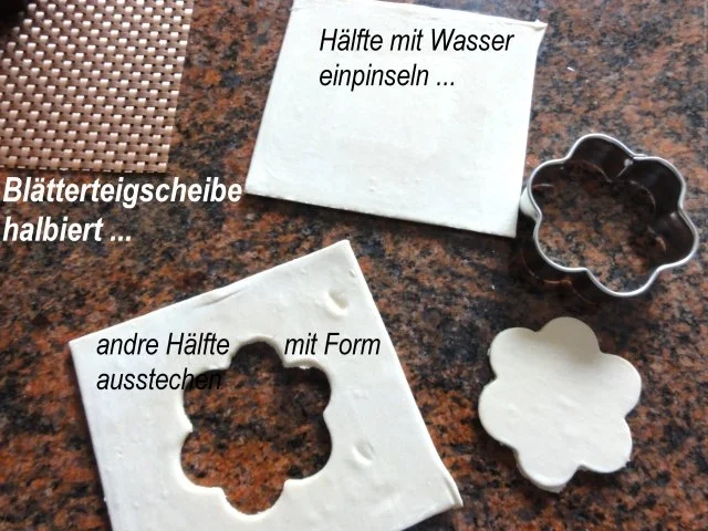 Blätterteig:   Zwetschgen - Törtchen - Rezept - Bild Nr. 4