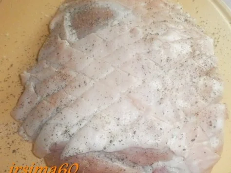 Spanferkelkeule mit Honigkruste - Rezept - Bild Nr. 3