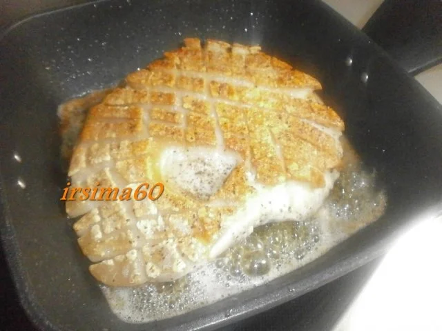 Spanferkelkeule mit Honigkruste - Rezept - Bild Nr. 4