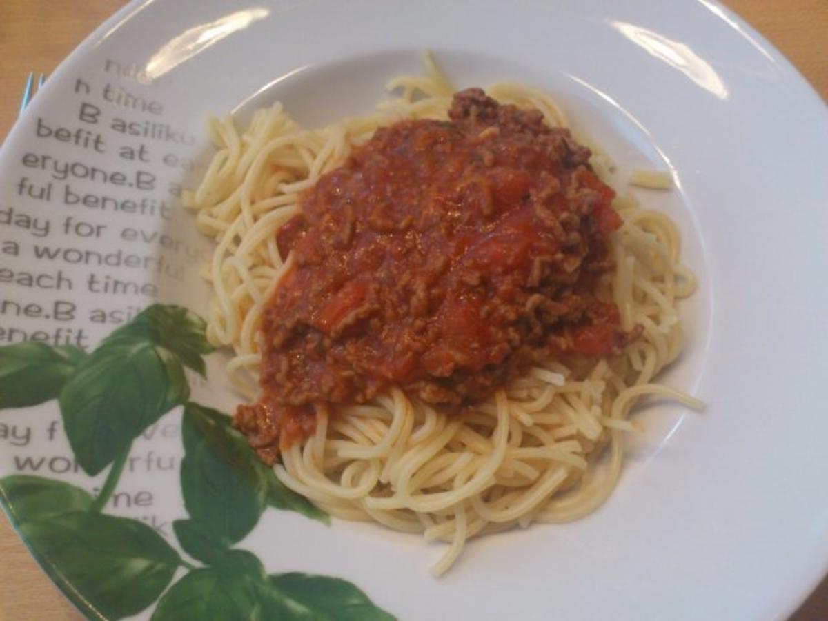 Pasta Bolognese mit Rotwein Rezept mit Bild kochbar.de