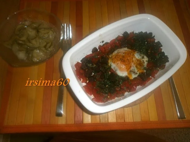 Rezept: Spiegelei mit Vollkorn Croutons Spiegelei mit Vollkorn Croutons - Rezept