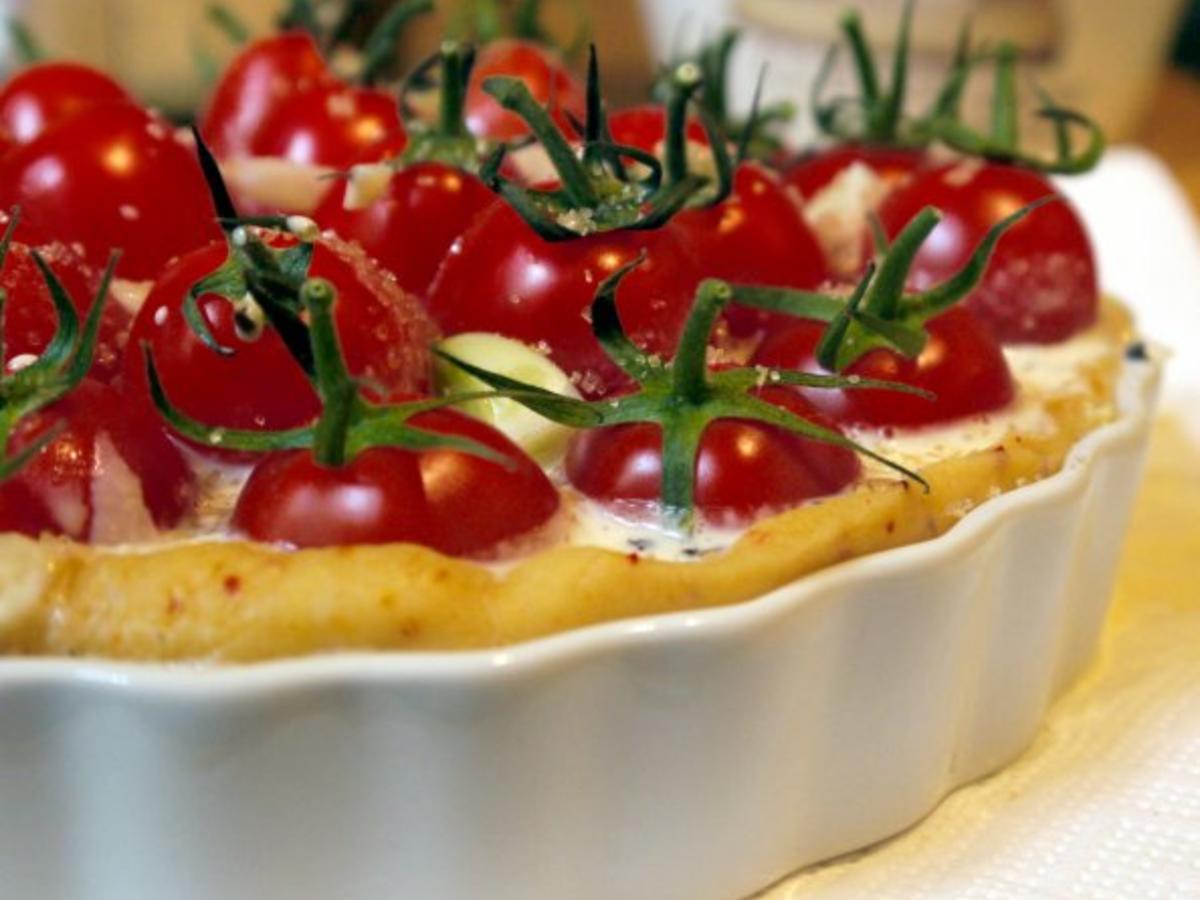 Tomaten-Tarte - Rezept mit Bild - kochbar.de