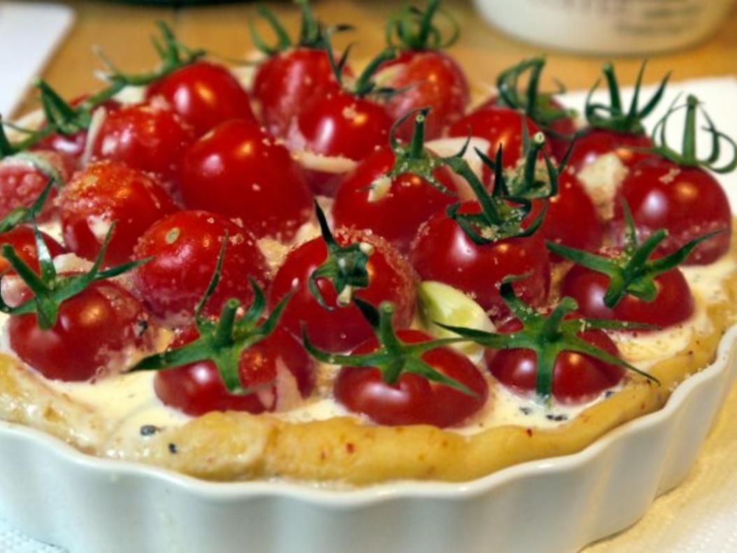 Tomaten-Tarte - Rezept mit Bild - kochbar.de