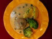 Königsberger Klopse mit Brokkoli und Salzkartoffeln (Monika Lundi) - Rezept