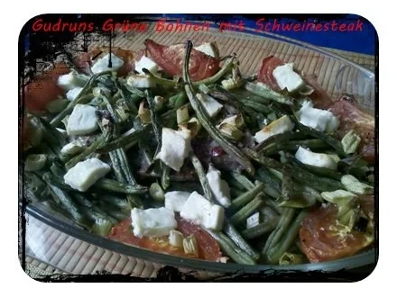 Fleisch: Hawaianisches Nackensteak gebettet in grünen Bohnen - Rezept