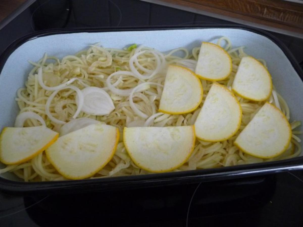 Fleischlos : Spaghettiauflauf mit Gemüse - Rezept - Bild Nr. 5