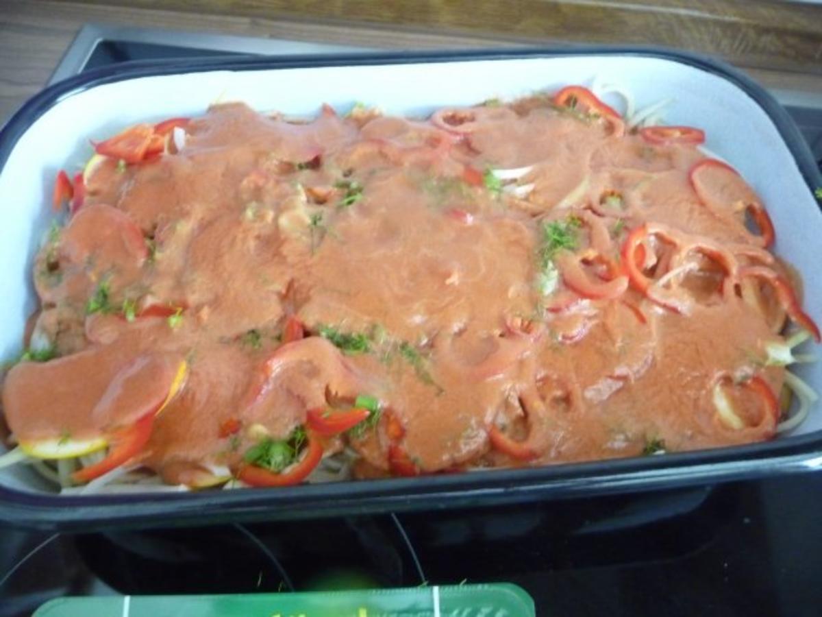 Fleischlos : Spaghettiauflauf mit Gemüse - einfach - von Forelle1962