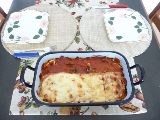 Rezept: Fleischlos : Spaghettiauflauf mit Gemüse Bild Nr. 15 Fleischlos : Spaghettiauflauf mit Gemüse - Rezept - Bild Nr. 15