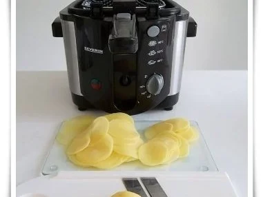 Kartoffelchips aus der Fritteuse - Rezept - Bild Nr. 3