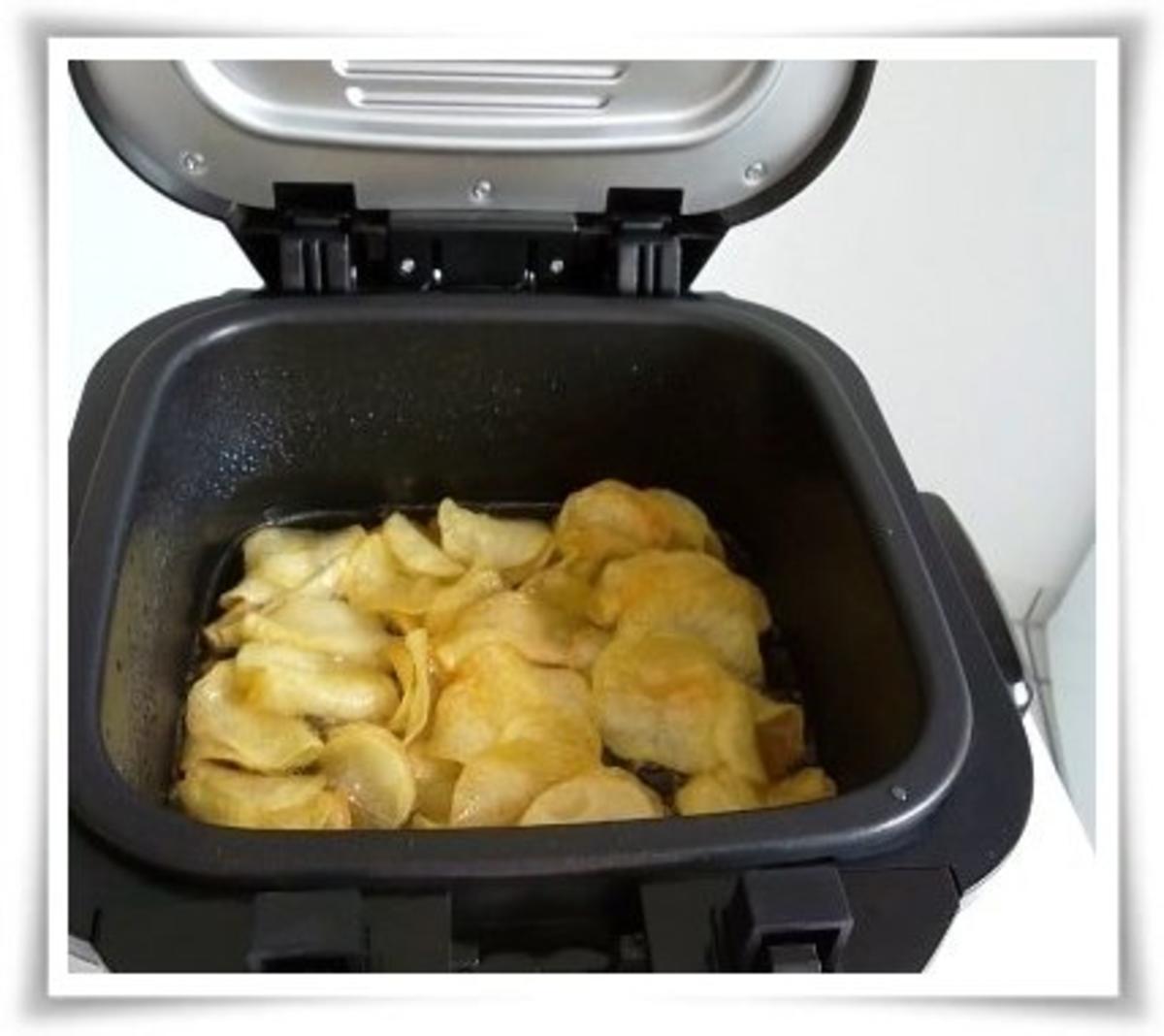 Kartoffelchips aus der Fritteuse - Rezept - Bild Nr. 9