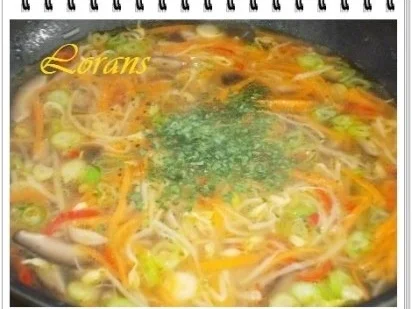 Rezept: *Chinesische Nudelsuppe süß-sauer* Bild Nr. 12 *Chinesische Nudelsuppe süß-sauer* - Rezept - Bild Nr. 12