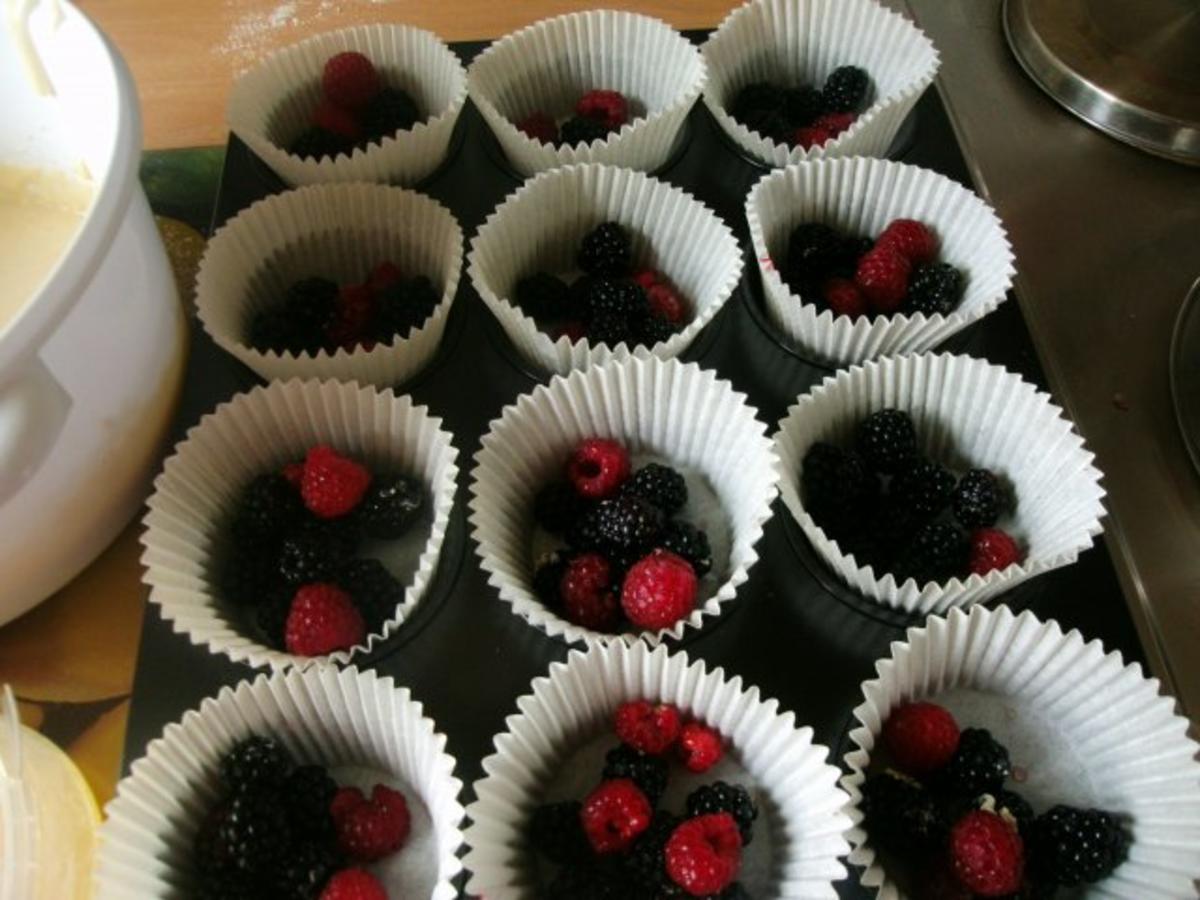 Himbeerige - Brombeer Muffins - Rezept - Bild Nr. 6