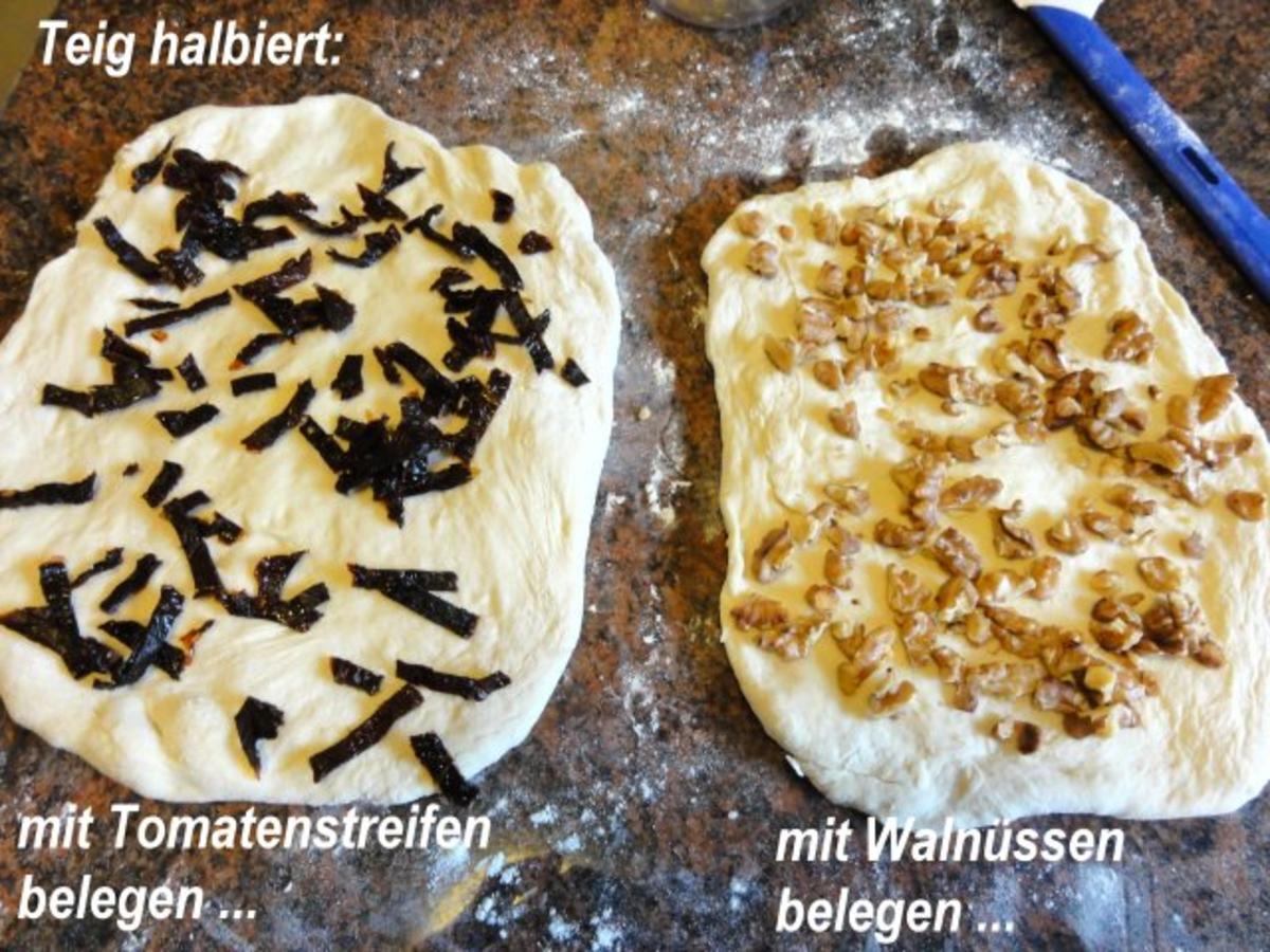Brot: CIBATTA mit Walnüssen oder eingelegten Tomaten - einfach - von ...