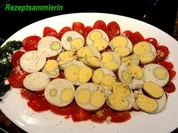 Salatbar:   TOMATEN - EIER  - Rezept