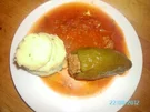 Gefüllte Paprika mit Kartoffelpüree - Rezept