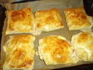 Schinken-Käse-Blätterteigtaschen - Rezept