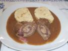 Rouladen mit Hackfleisch und Käse gefüllt - Rezept