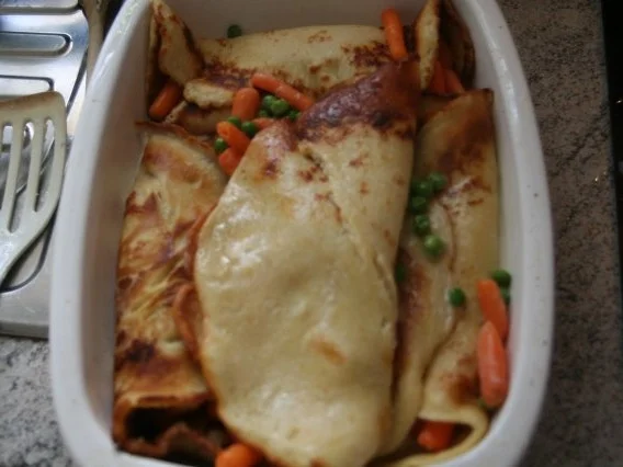 Rezept: Überbackene gefüllte Pfannkuchen Bild Nr. 4 Überbackene gefüllte Pfannkuchen - Rezept - Bild Nr. 4