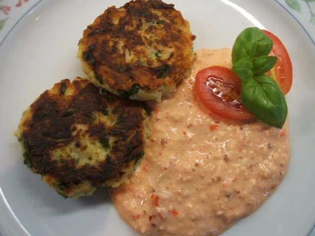 Rezept: Kartoffeln: Kartoffelplätzchen mit Frischkäse und Kräutern Kartoffeln: Kartoffelplätzchen mit Frischkäse und Kräutern - Rezept